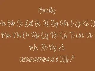 Conelly - Handwritten Font