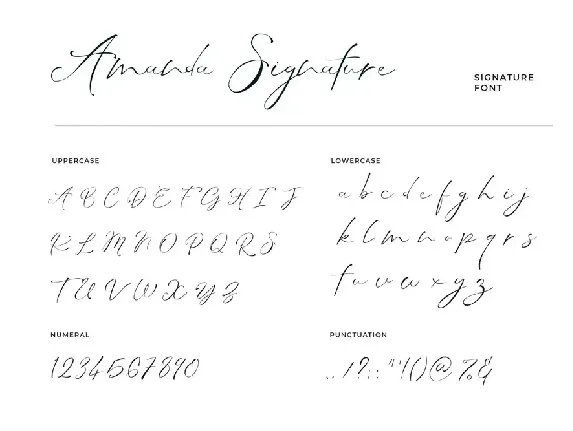 Amanda Signature Font