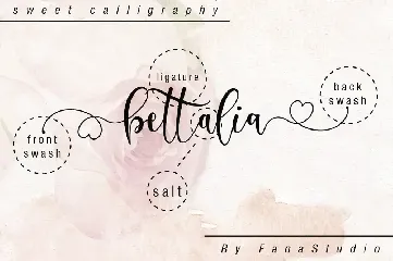 Delisha - Wedding Font