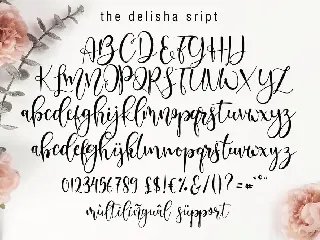 Delisha - Wedding Font