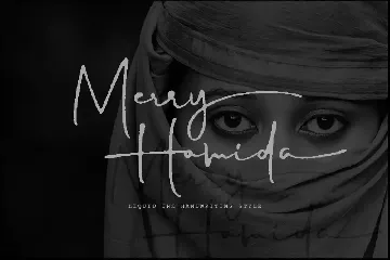 Merry Hamida font