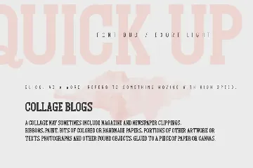 Quick Up Font Duo