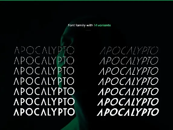 Apocalypto Display Typeface font