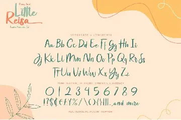 Little Reisa - Natural handwritten font