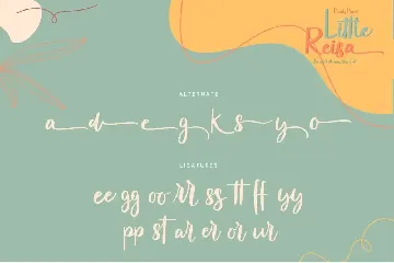 Little Reisa - Natural handwritten font