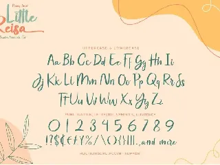 Little Reisa - Natural handwritten font