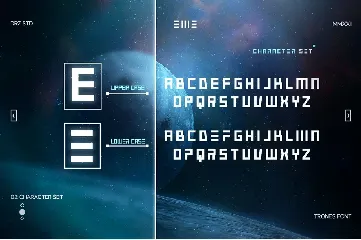 Trones - Techno Sci-Fi Font