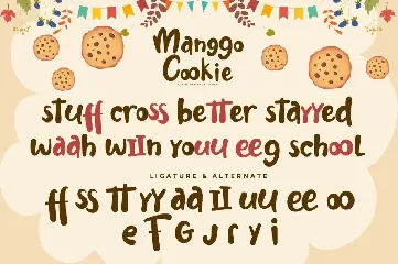 Manggo Cookie - Cute Playful font