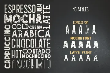 15 Fonts Coffee Lab Collection