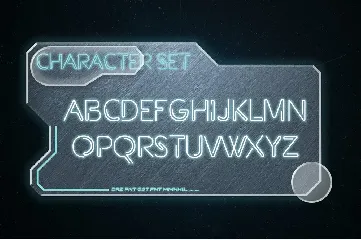 Gesat - Techno Futuristic Font