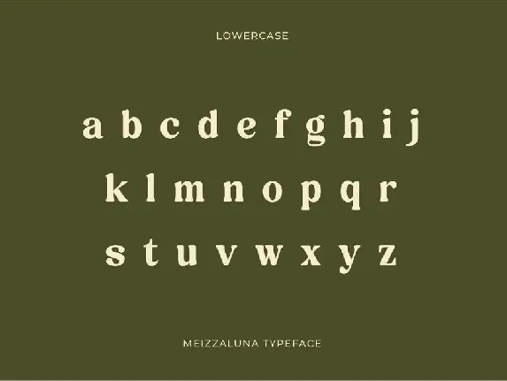 Meizzaluna - Classic Serif Display Font