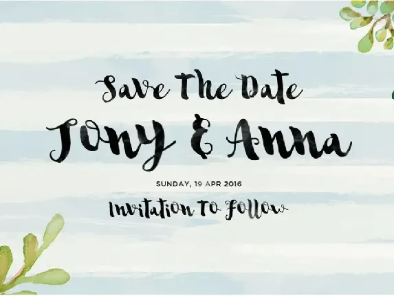 Sannie Typeface font