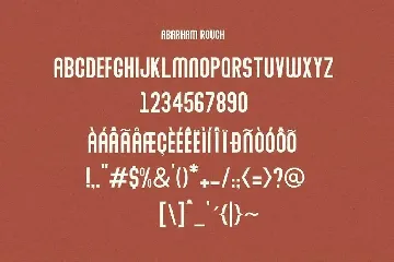 Abraham Font Family