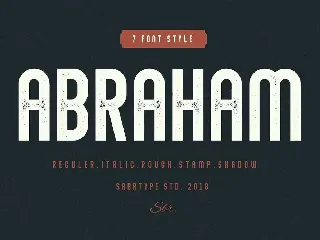 Abraham Font Family