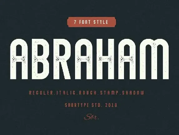 Abraham Font Family