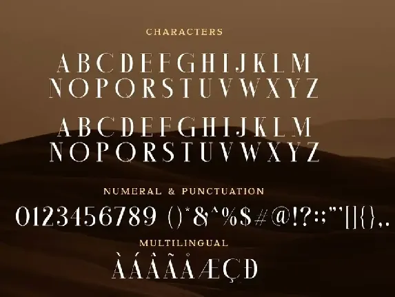 Brown Chocolatte Advertisement Font