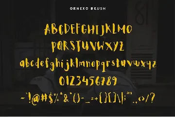 Ornexo Typeface font