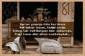 Poespa Indah - Old Type font