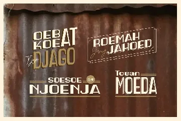 Poespa Indah - Old Type font