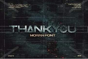 Moran - Modern Futuristic Font