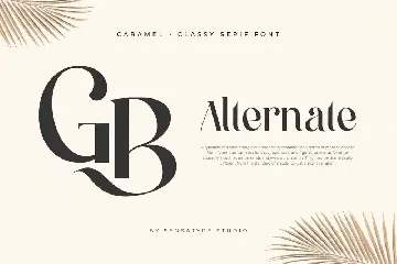 Caramel - Classy serif Font