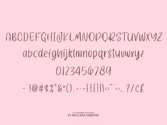 Nickollas - Handwritten Sans Serif Font