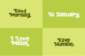 Fresh Melon font