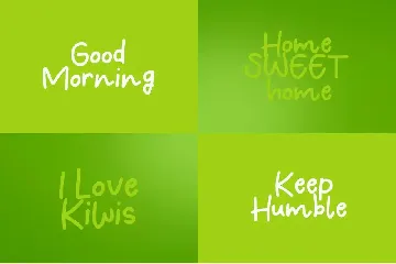 Fresh Kiwi font