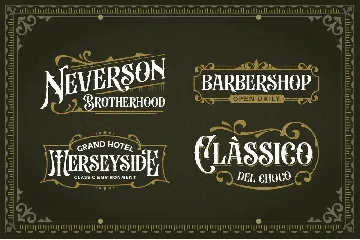 Beardsons - Layered Font