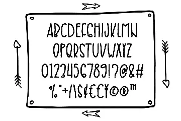 Drawing Craft - Cute Drawing Display Font