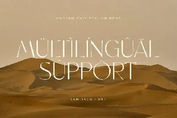 Santiago - Modern Chic Stylish Font