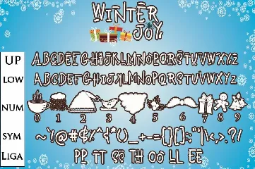 Winter Joy - Joyfully Font