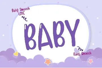 Baby Smooch Handwritten Display Font