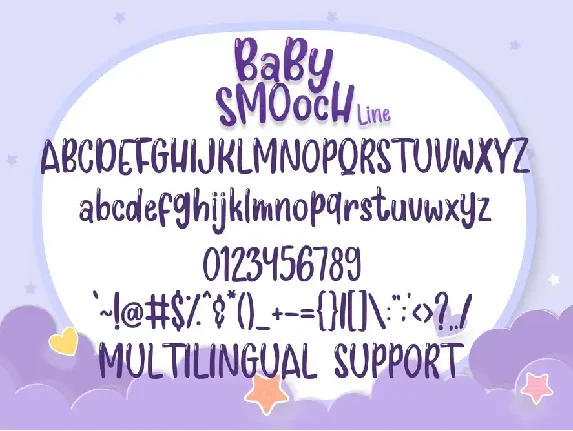 Baby Smooch Handwritten Display Font