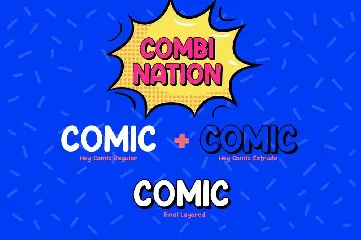 Hey Comic font