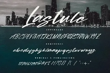 Lastule - The Urban Lettering Font