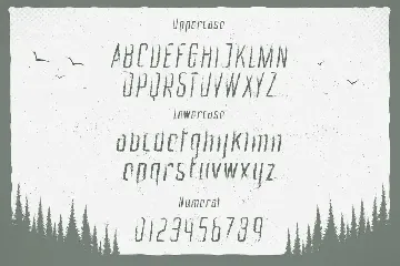 Mystic Forest - Distressed Font