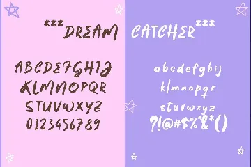 Dream Catcher font