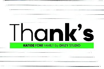 Katide font