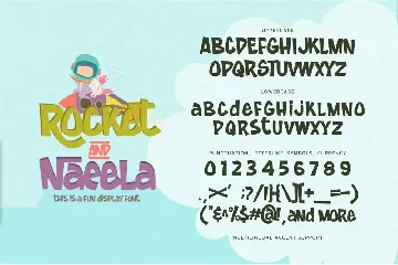 Rocket & Naeela - Playful Display font