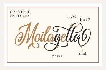 Moilagella Script Font