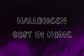 Trick or Track - Horror Display Font