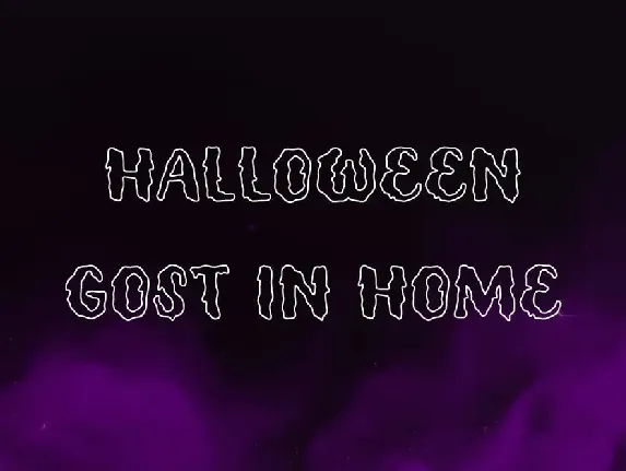 Trick or Track - Horror Display Font