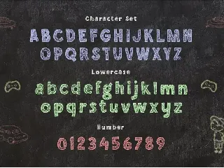 Chalkboy â€“ Handwritten Chalk Font