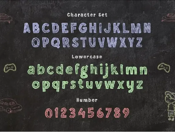 Chalkboy â€“ Handwritten Chalk Font