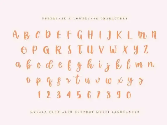 Mybela font