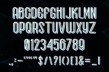 Space Harbon - Futuristic Display Font