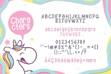 Happy Unicorn font