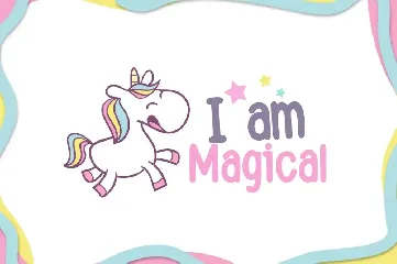 Happy Unicorn font