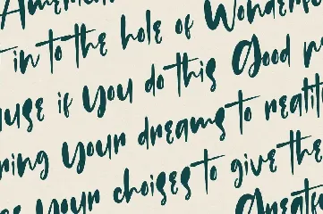 Russeline - Handwritten Font